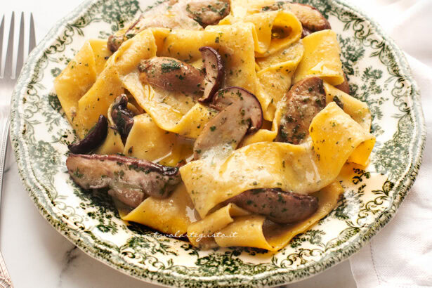 Pappardelle ai funghi porcini