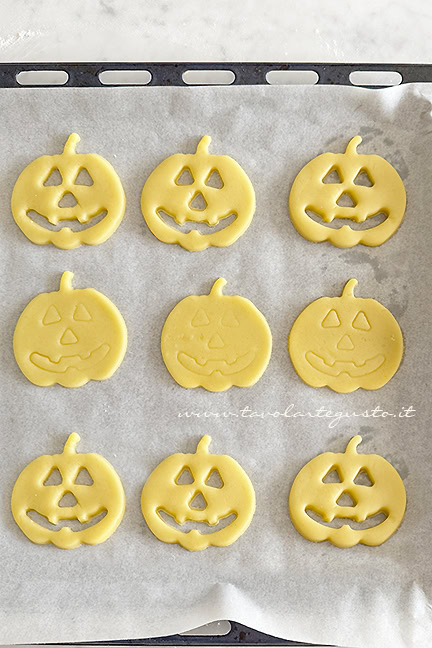 biscotti a forma di zucca