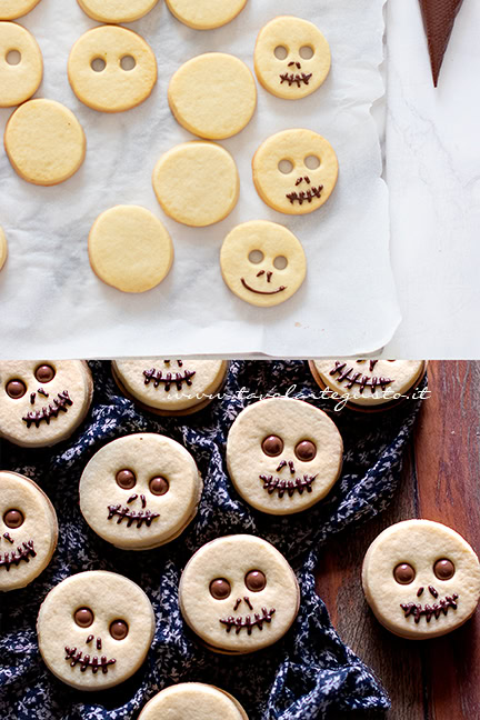 biscotti di halloween teschi