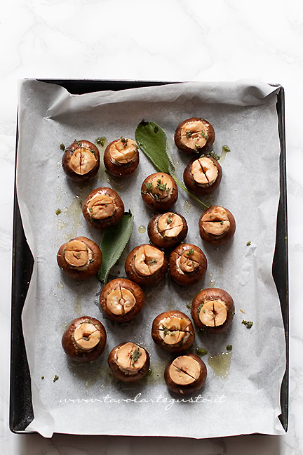 condire i funghi al forno