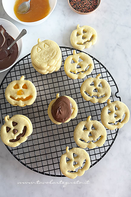 farcire i biscotti di halloween