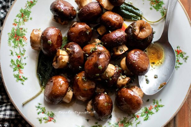 funghi al forno