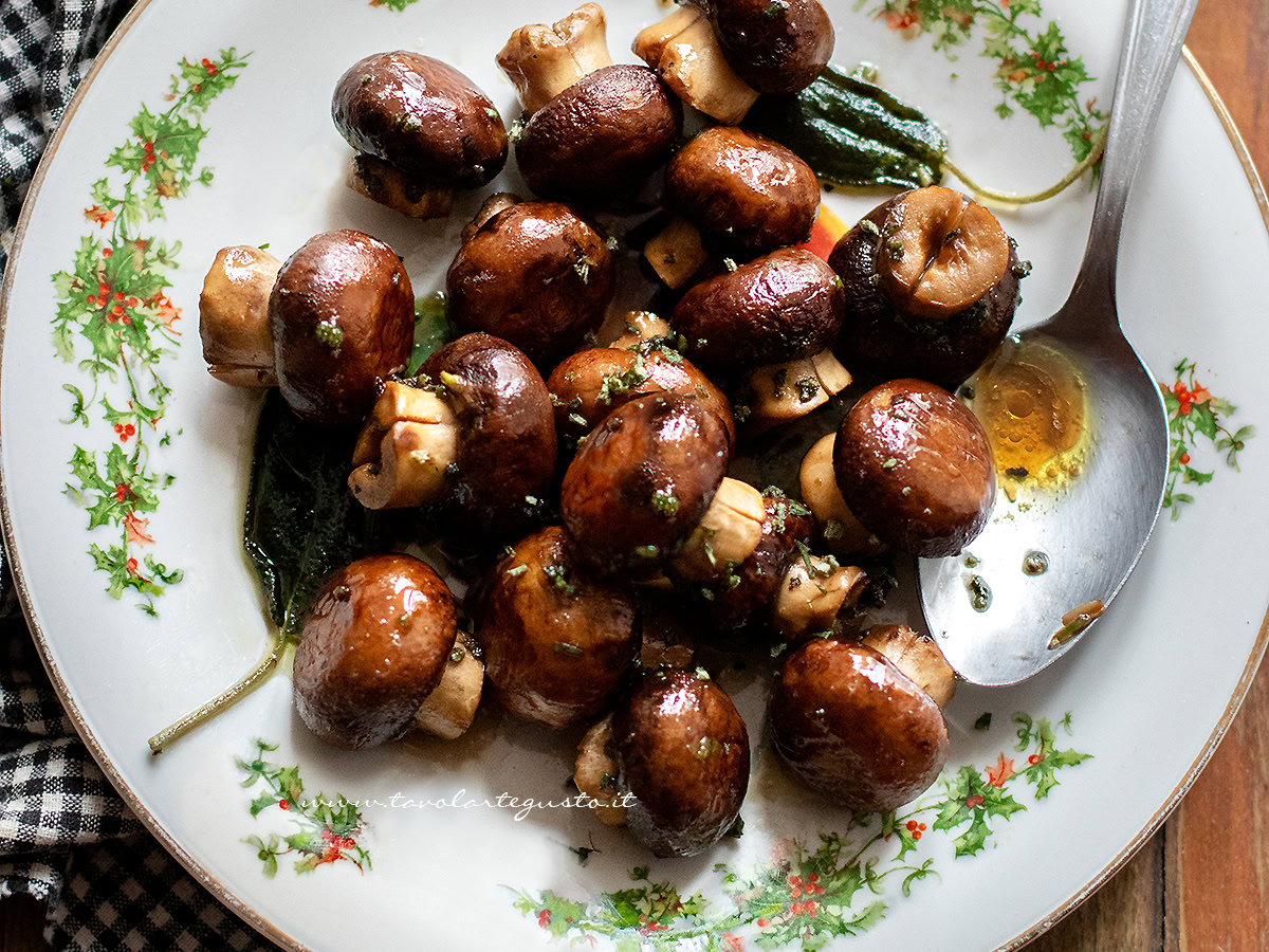 funghi al forno