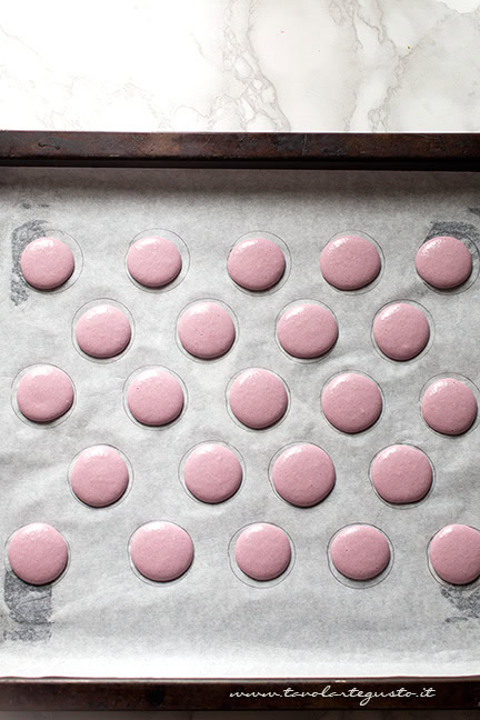 asciugatura macarons