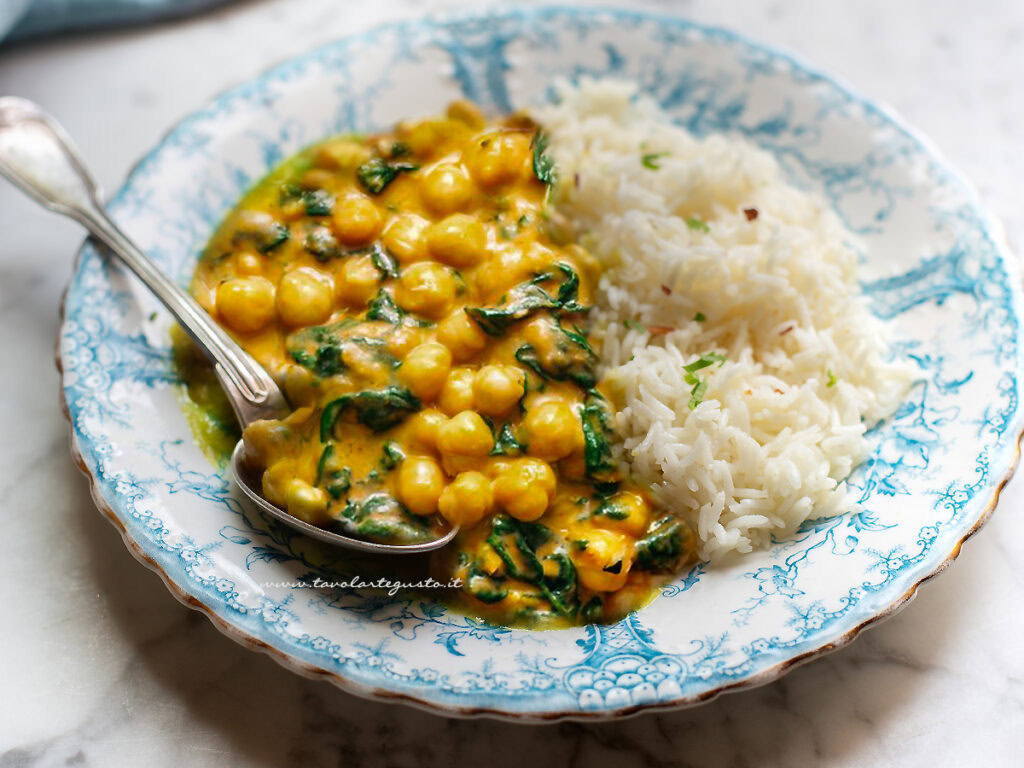 Curry di ceci : Ricetta perfetta, facilissima