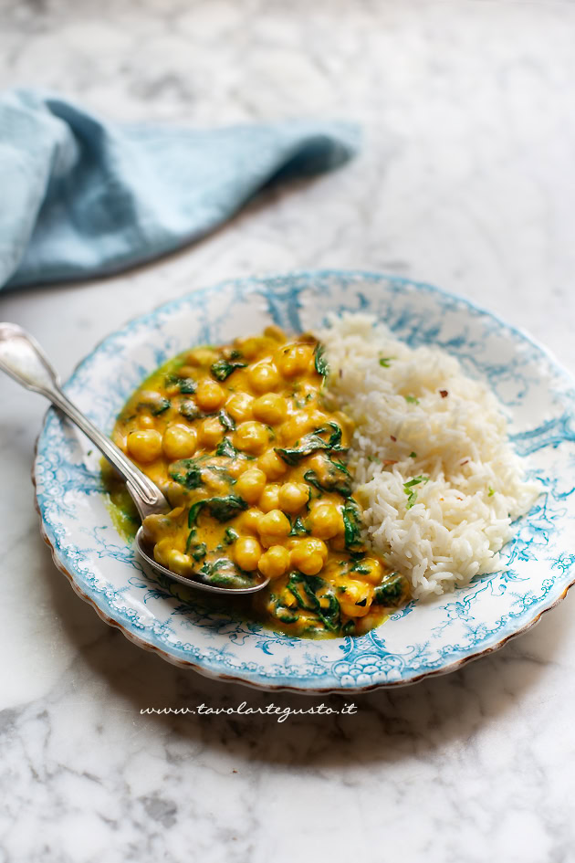 curry di ceci ricetta