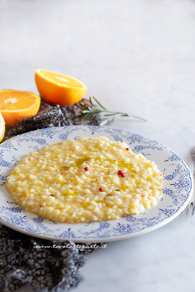 ricetta risotto agli agrumi