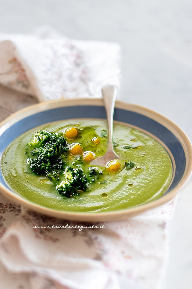 Vellutata di broccoli ricetta