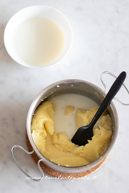 cottura del purè di patate