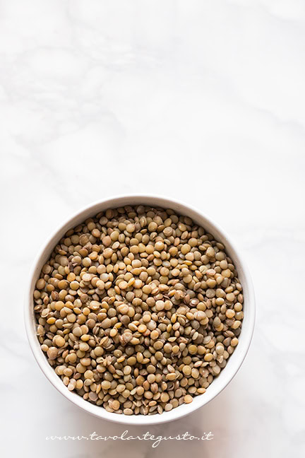 lenticchie per zuppa di lenticchie
