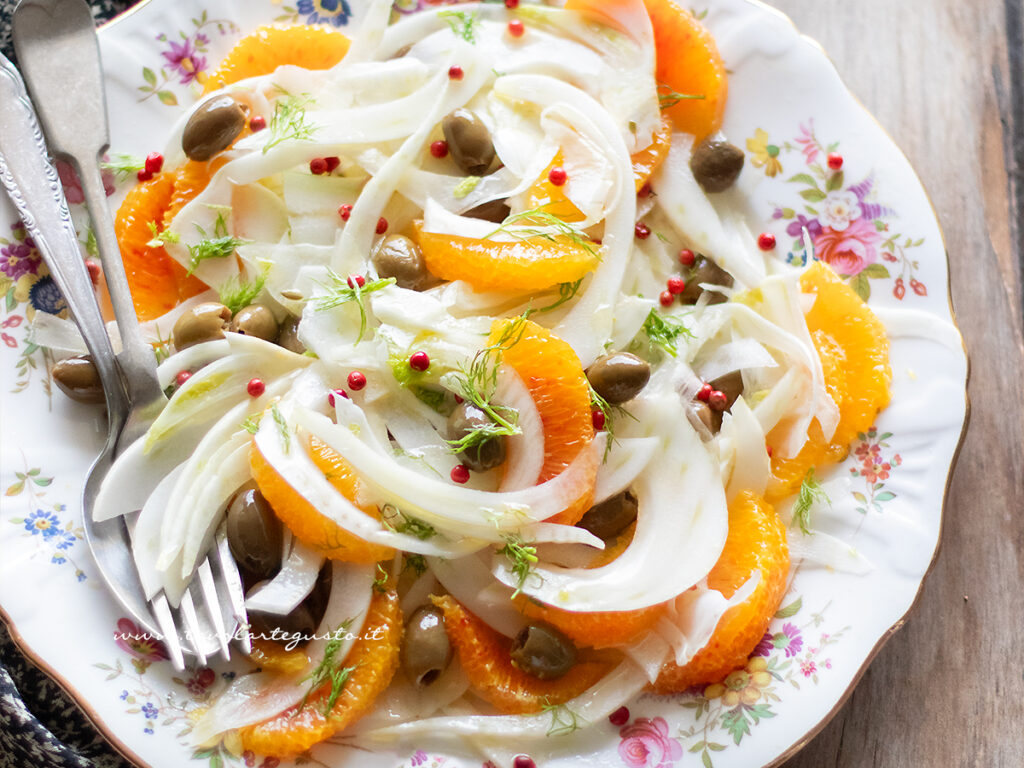 Insalata di finocchi e arance (light, golosa)