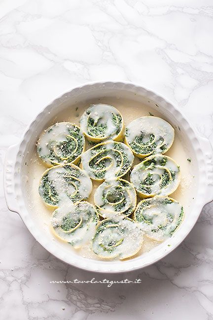 cuocere le girelle di lasagne