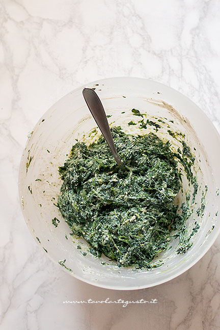 ripieno delle girelle di lasagne