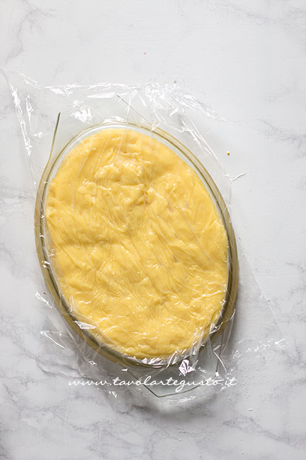 raffreddare la crema pasticcera