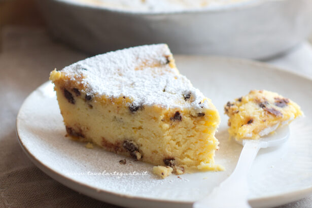 torta ricotta e cioccolato