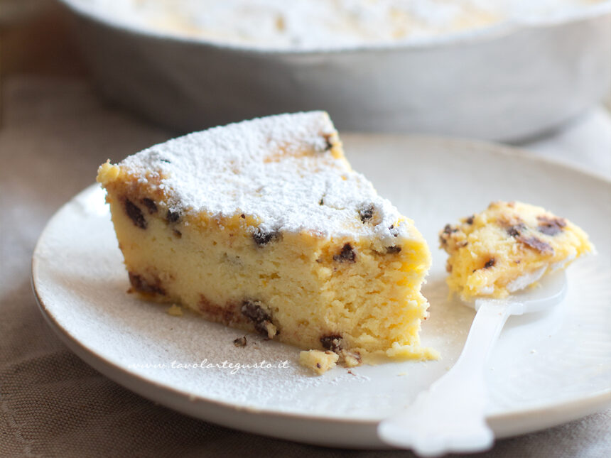 torta ricotta e cioccolato