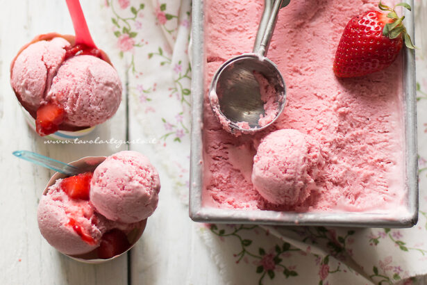 Gelato alla fragola