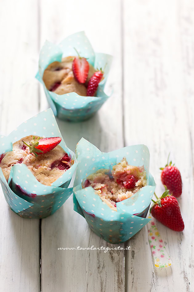 muffin alle fragole