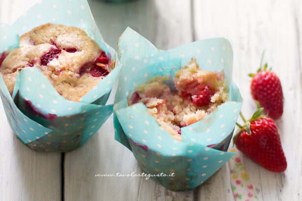 muffin alle fragole