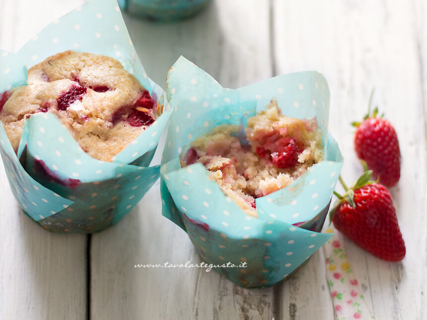muffin alle fragole