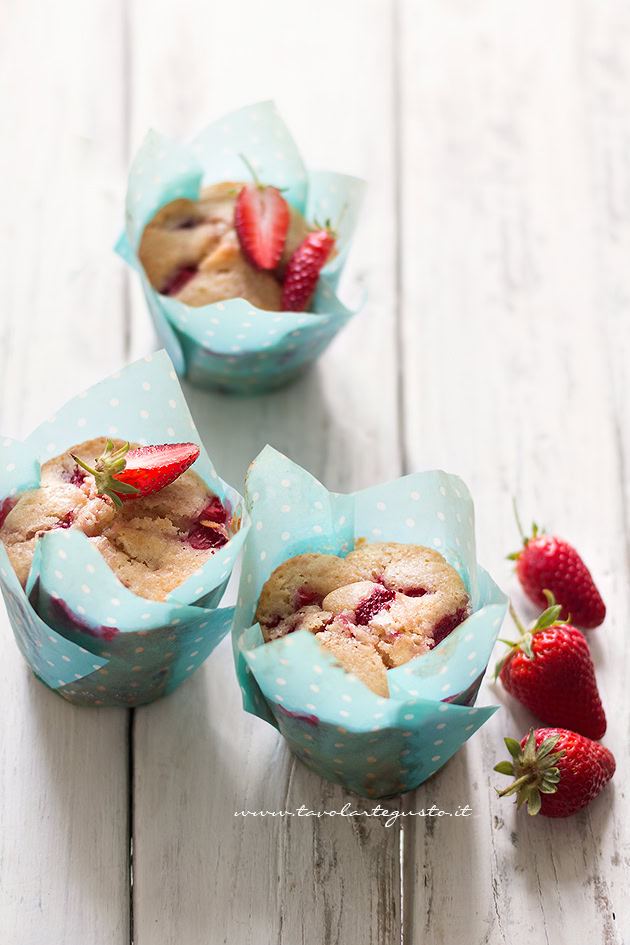 muffin alle fragole ricetta