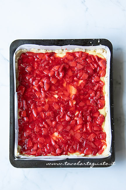 ripieno della sbriciolata alle fragole