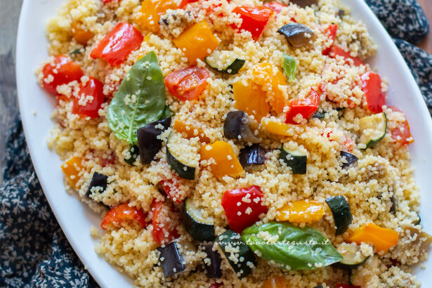 cous cous con verdure