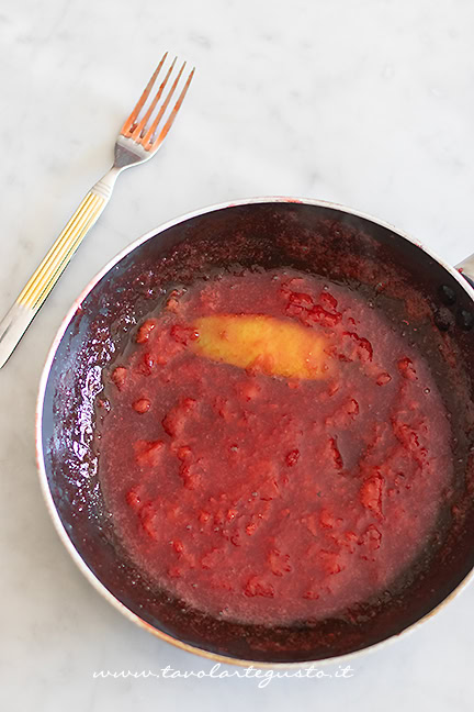 cuocere la composta di fragole