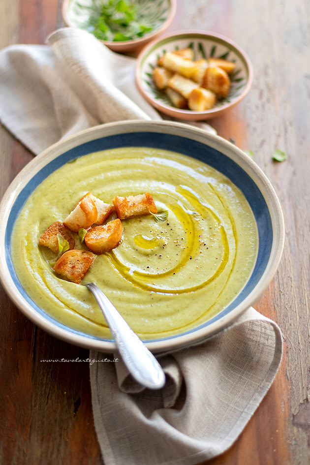 ricetta vellutata di zucchine