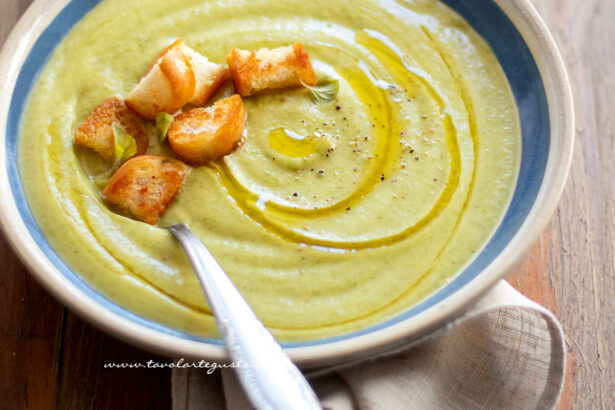 vellutata di zucchine