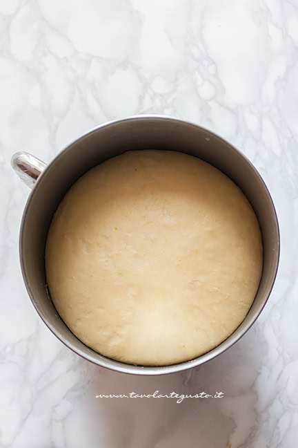 Impasto lievitato del Pan Brioche