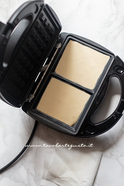 cuocere i waffle