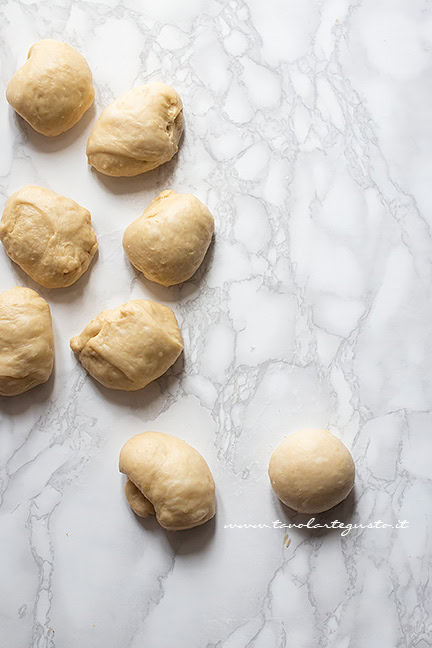 formazione del pan brioche