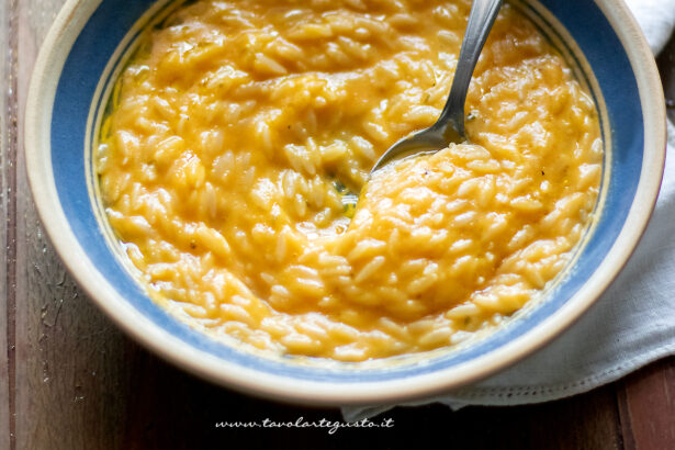 pastina con la zucca