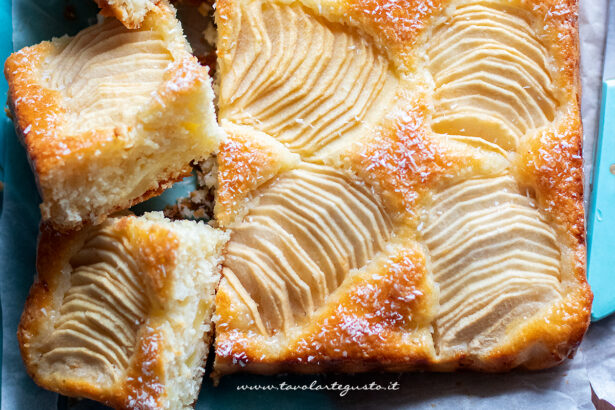 torta cocco e mele