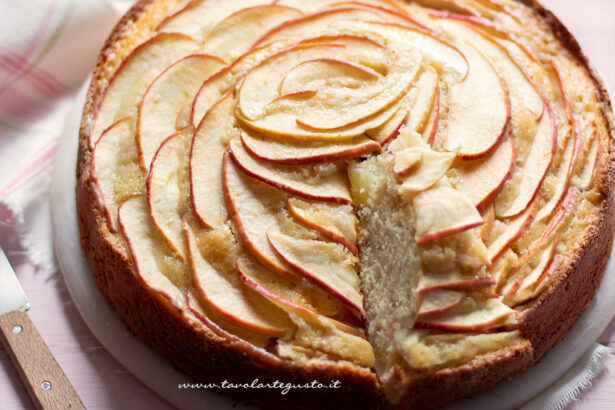 torta di mele e ricotta